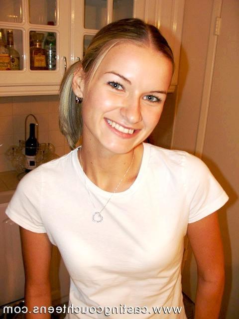 16P Blonde teen hottie does her first porn audition