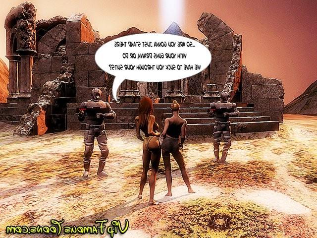 12P Space desant sex adventures  Erotic comic story about adventures