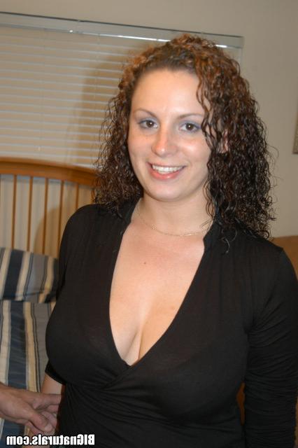 15P Busty bueaty with a great ass gets cum all over her tits