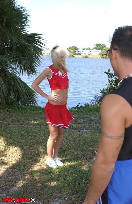 16P Junior college cheerleader audition ends up with a facial mess