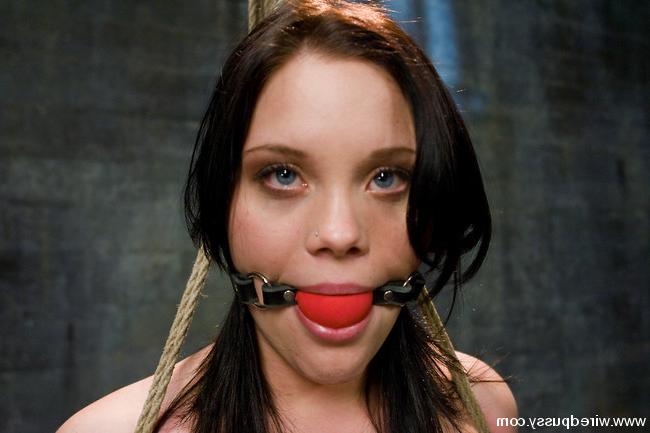 15P Young submissive Raina Verene is dominated with electricity