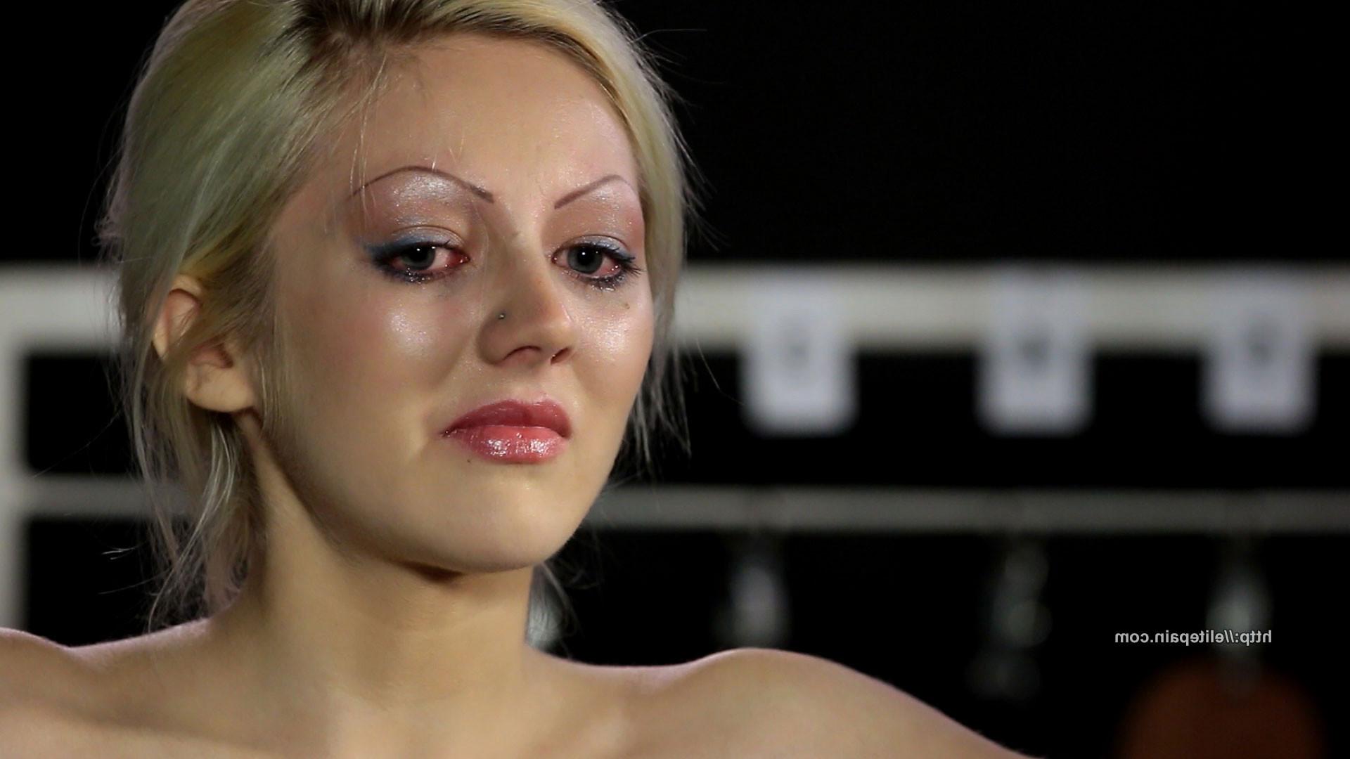 18P Extreme hungarian torture session of amateur blonde slave in ele