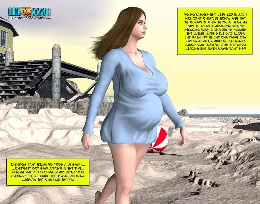 15P People at the beach in these adult comics