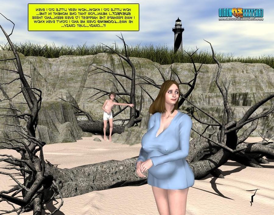 15P People at the beach in these adult comics
