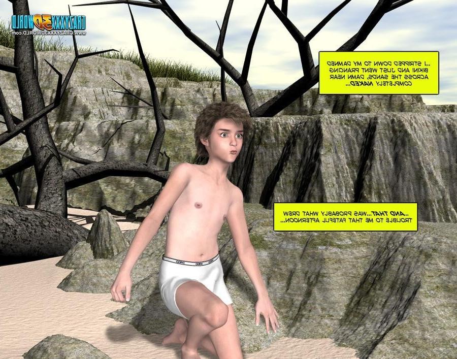 15P People at the beach in these adult comics