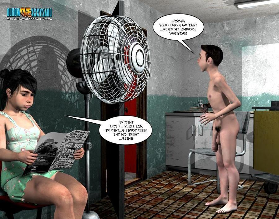 16P A couple doing it in the laundry room in these comics