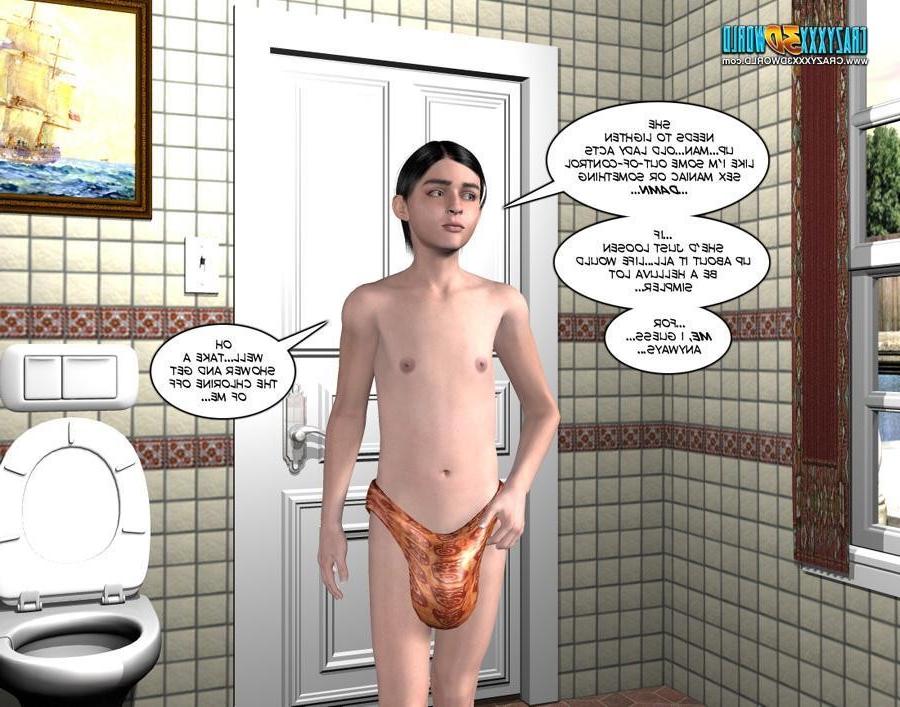 16P A guy with big dick doing the maid in these comics from Sergio
