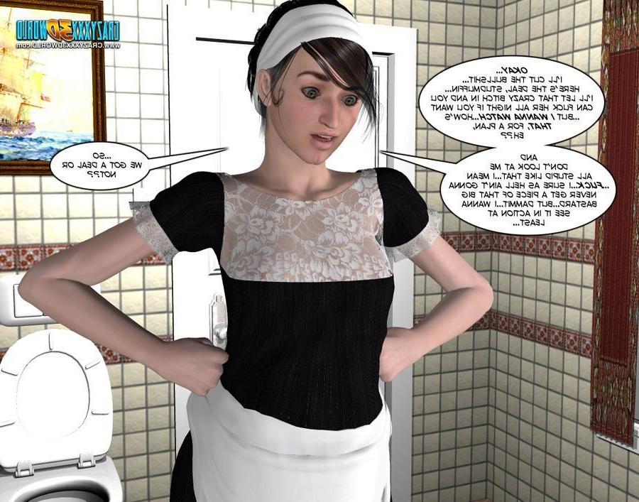 16P A guy with big dick doing the maid in these comics from Sergio