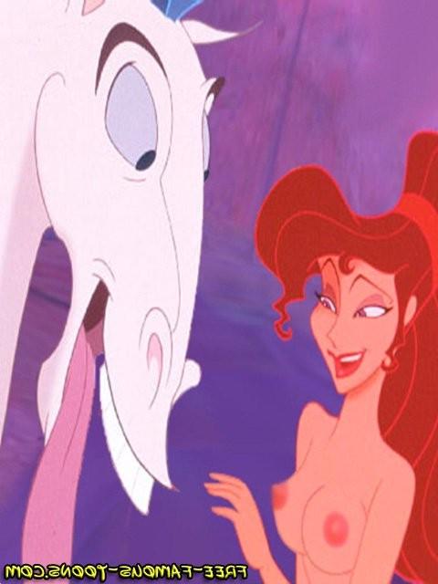 10P Famous toons Hercules and Megara wild orgy