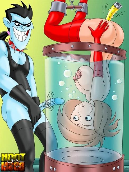 10P Johnny Bravo and Kim Possible BDSM