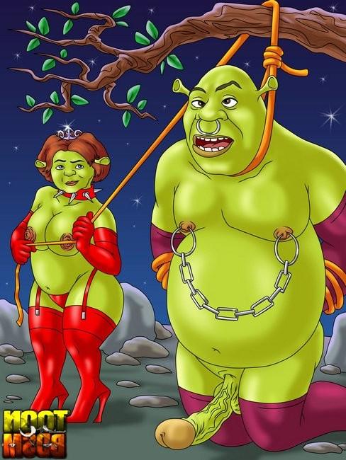 10P Spiderman Shrek Tarzan Bondage