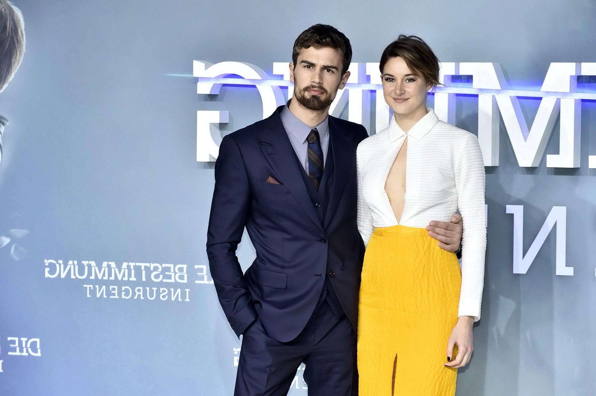 16P Shailene Woodley braless showing cleavage at the Insurgent premiere in Berlin