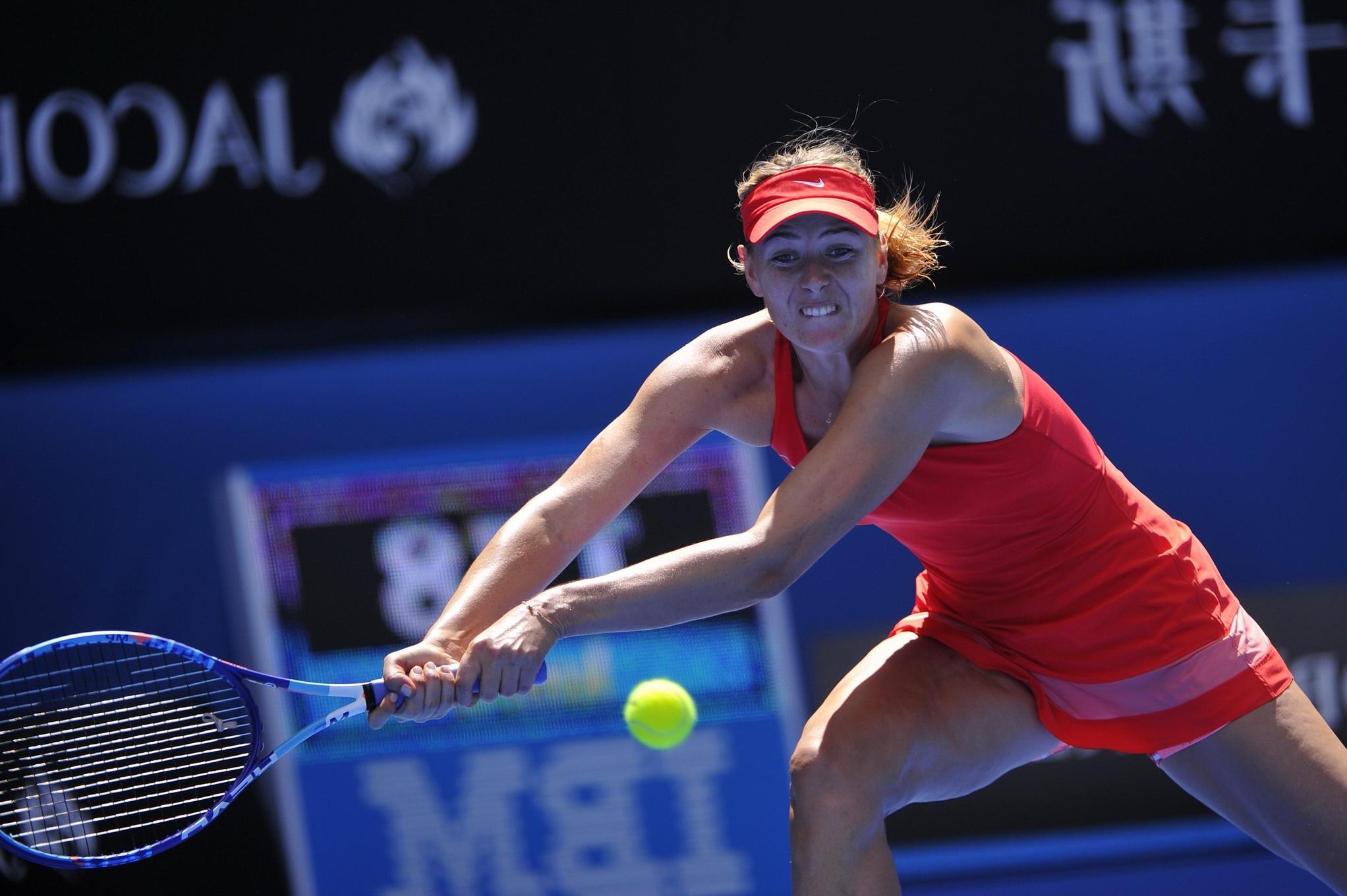 16P Maria Sharapova flashing her panties at the 2nd Round Match of Australian Open