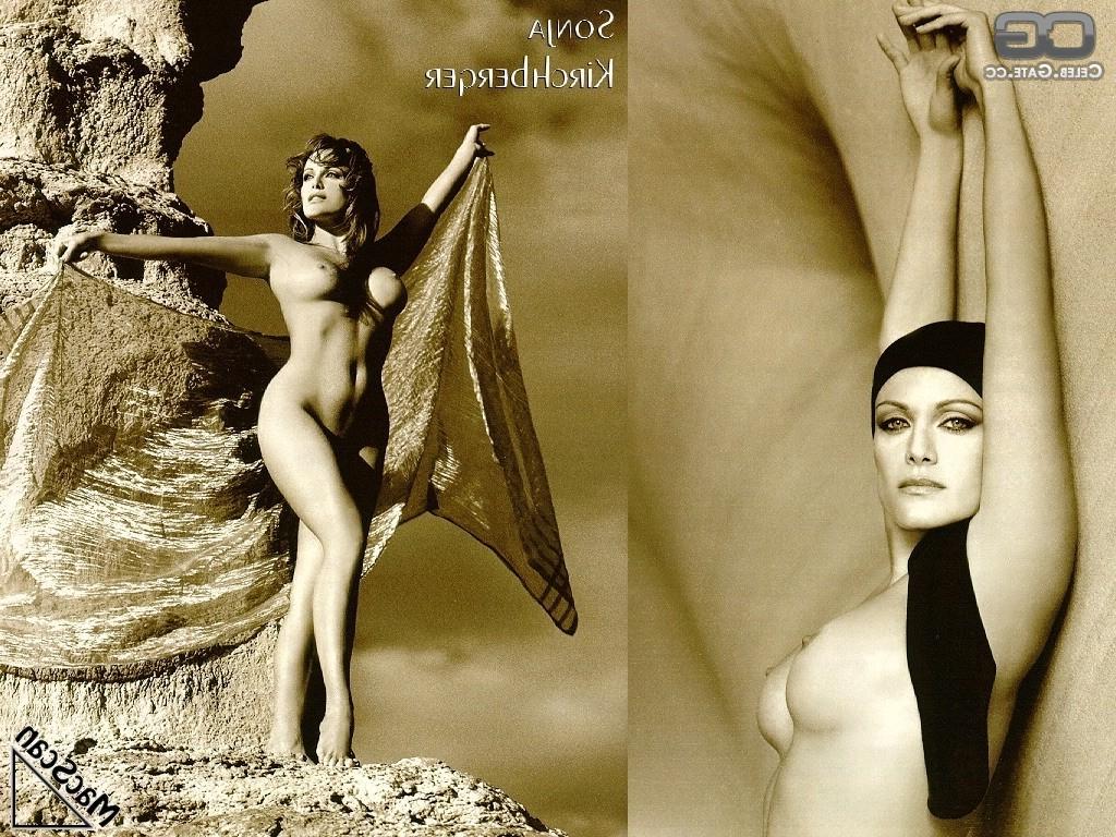 15P Austrian Celeb MILF Sonja Kirchberger posing Naked