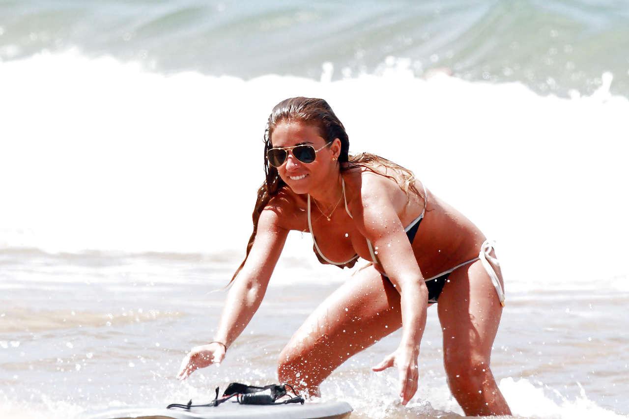 16P Jessie James showing perfect body and big boobs on beach