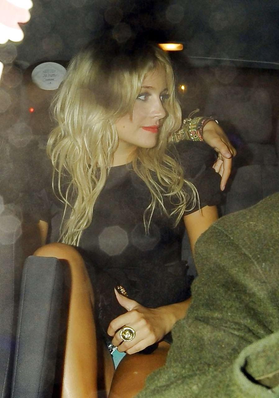 16P Pixie Lott showing her panties upskirt in car and leggy paparazzi pictures