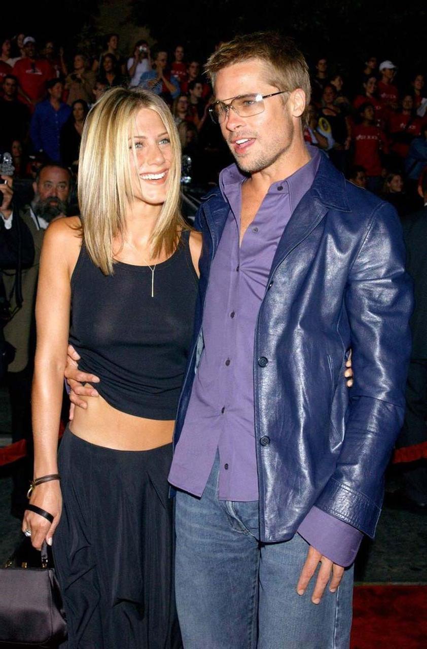 16P Jennifer Aniston flashing her nice boobs in see thru top and upskirt in car papa