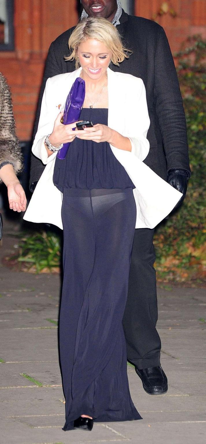 10P Jenny Frost flashing her thong upskirt in car paparazzi shoots and posing in bik