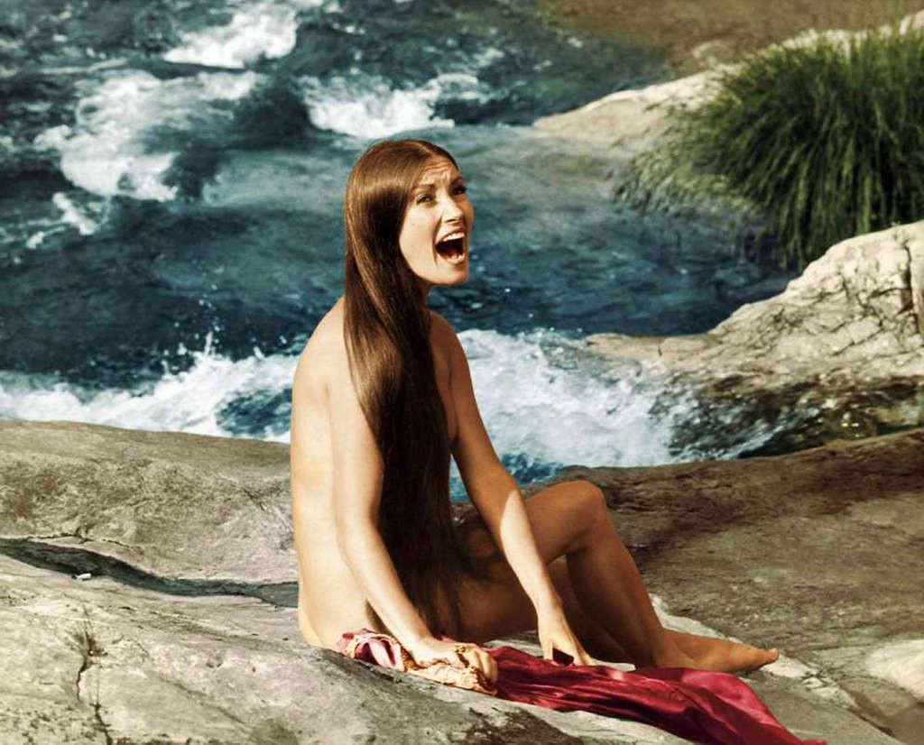 10P Jane Seymour exposing her tits and ass and upskirt in car