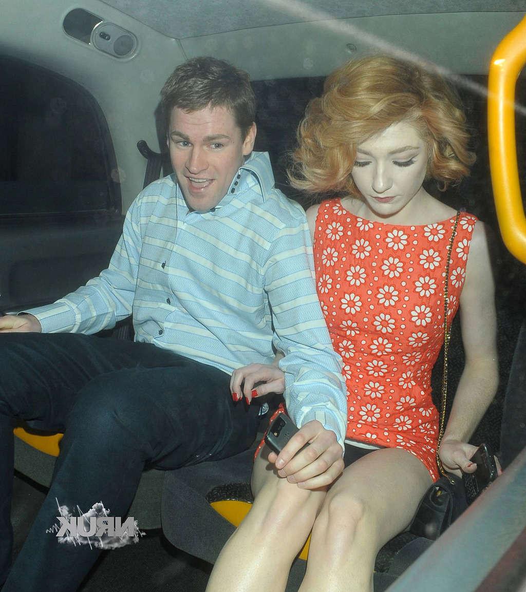 16P Nicola Roberts caught in major upskirt situation in car