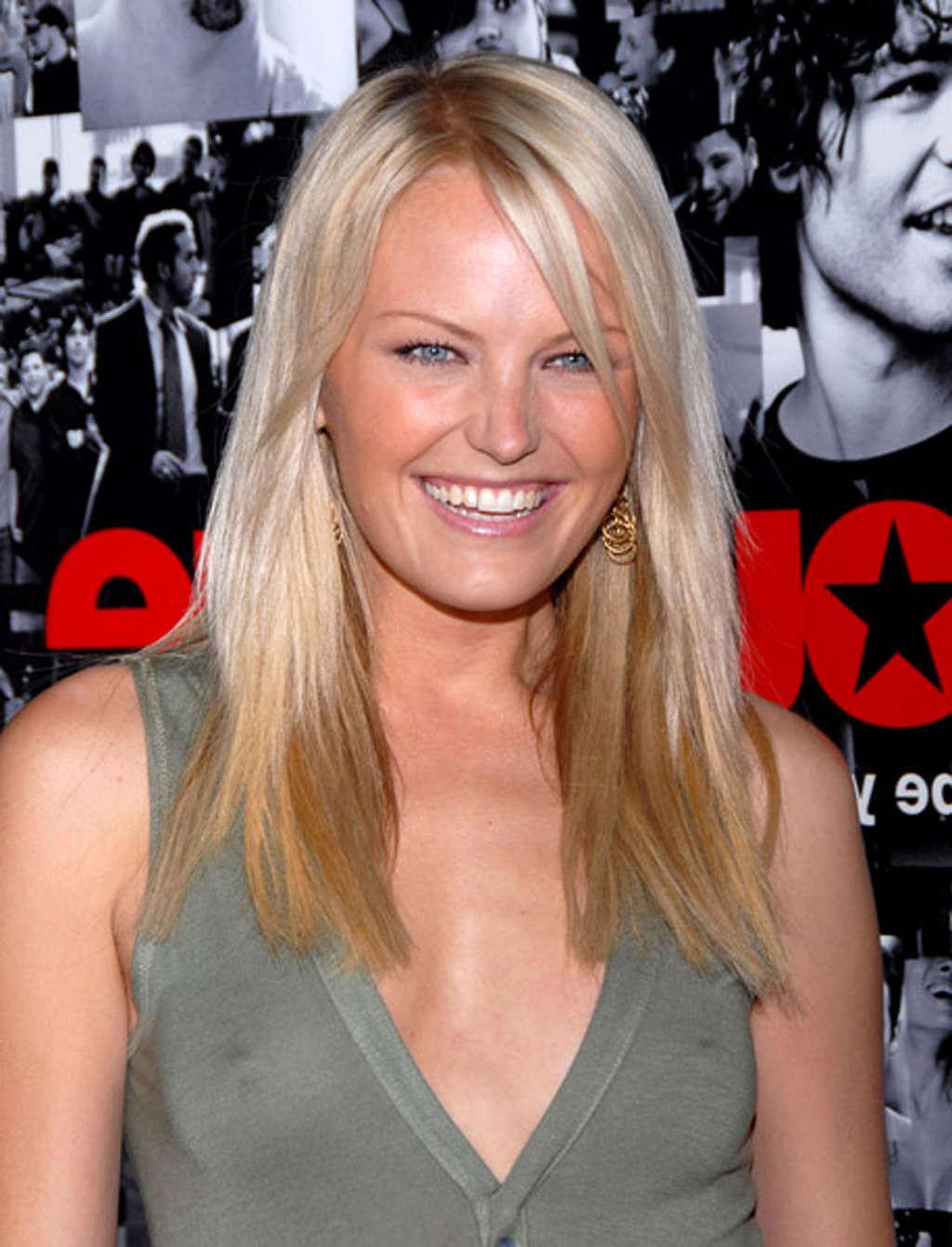 16P Malin Akerman in see thru dress and upskirt in car paparazzi shoots