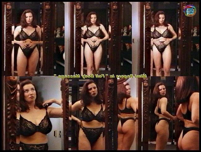 15P big boob actress Mimi Rogers shows off her hooters