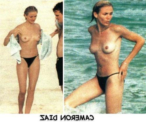 15P actress Cameron Diaz topless from an early audition