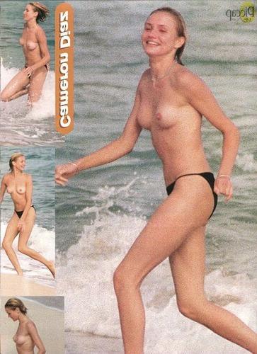 15P actress Cameron Diaz topless from an early audition