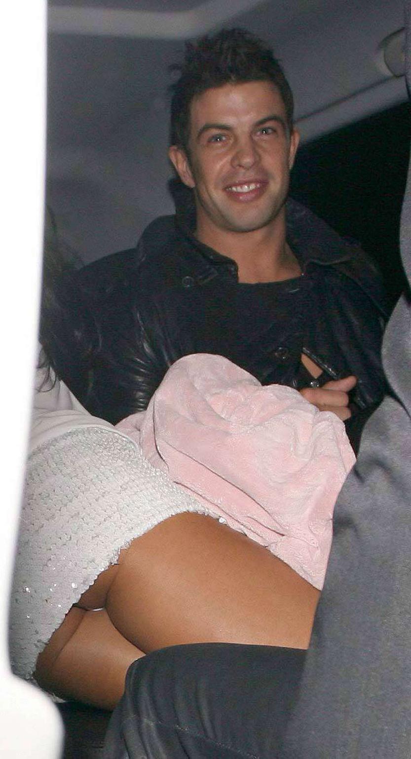 16P Katie Price upskirt in car paparazzi pictures and exposing her tits