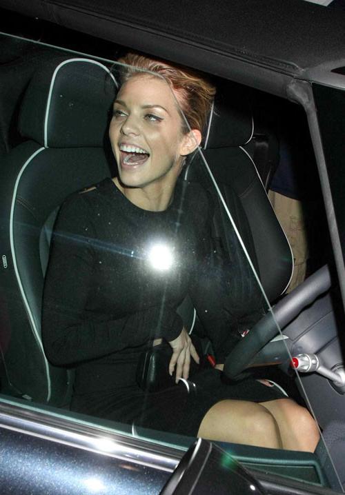 10P AnnaLynne McCord showing her panties upskirt in car paparazzi pictures and posin