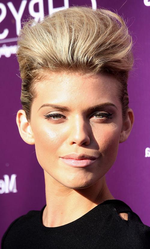 10P AnnaLynne McCord showing her panties upskirt in car paparazzi pictures and posin