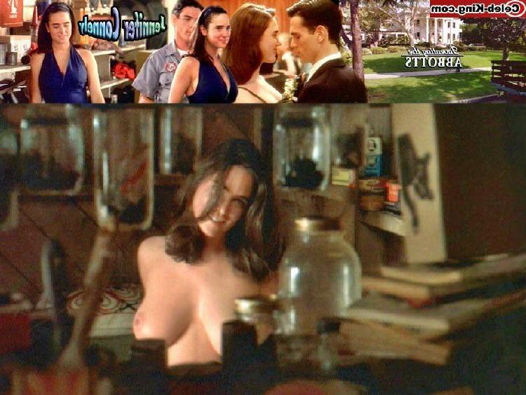 16P Celebrity Jennifer Connelly showing boobs for the camera