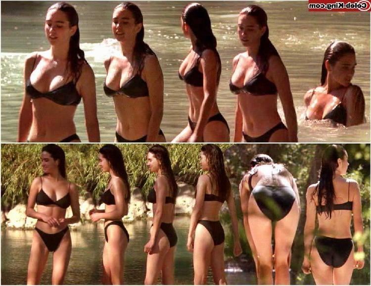 16P Celebrity Jennifer Connelly showing boobs for the camera