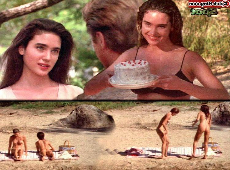 16P Celebrity Jennifer Connelly showing boobs for the camera