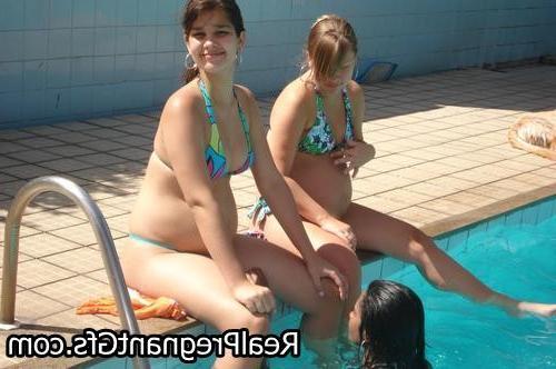 16P Amateur preggo girlfriends