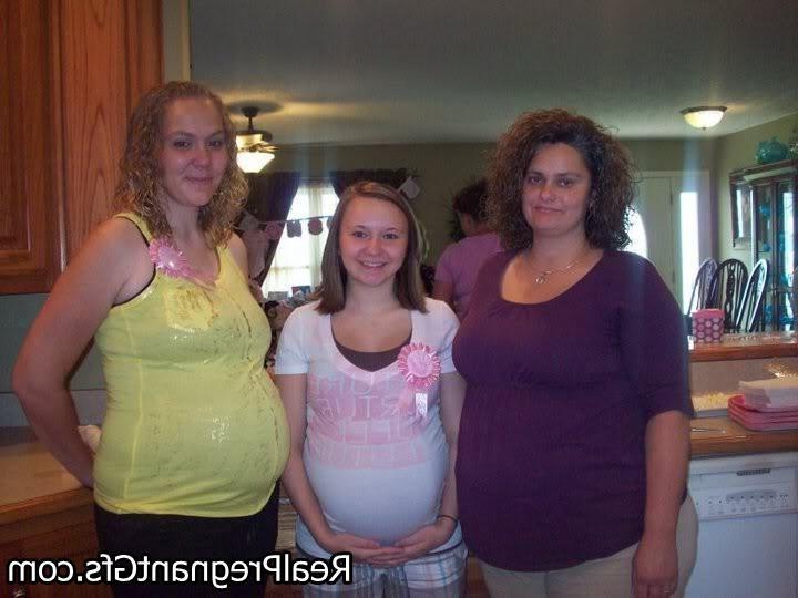16P Amateur preggo girlfriends