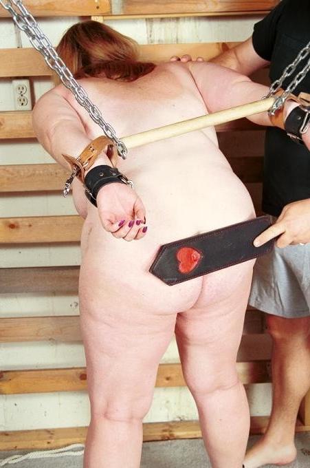 16P Tortured floppy fat tits and belly