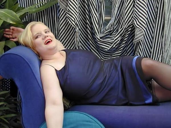 19P On couch stretched younger fat plumper