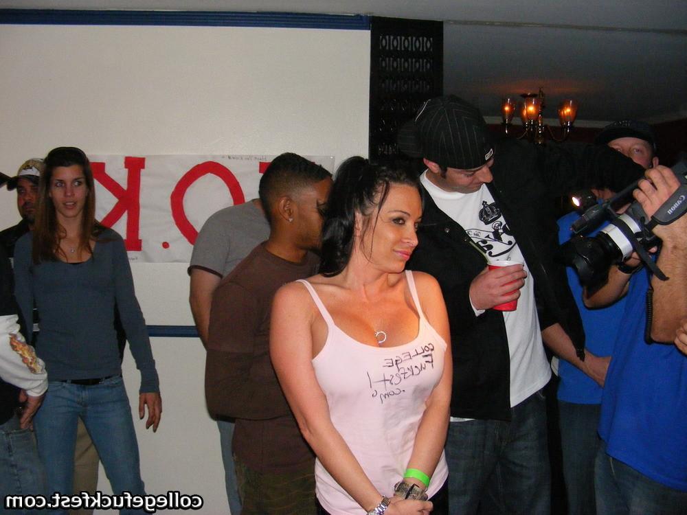 12P Sexy campus whore sucks and fucks a bunch of lucky horny students