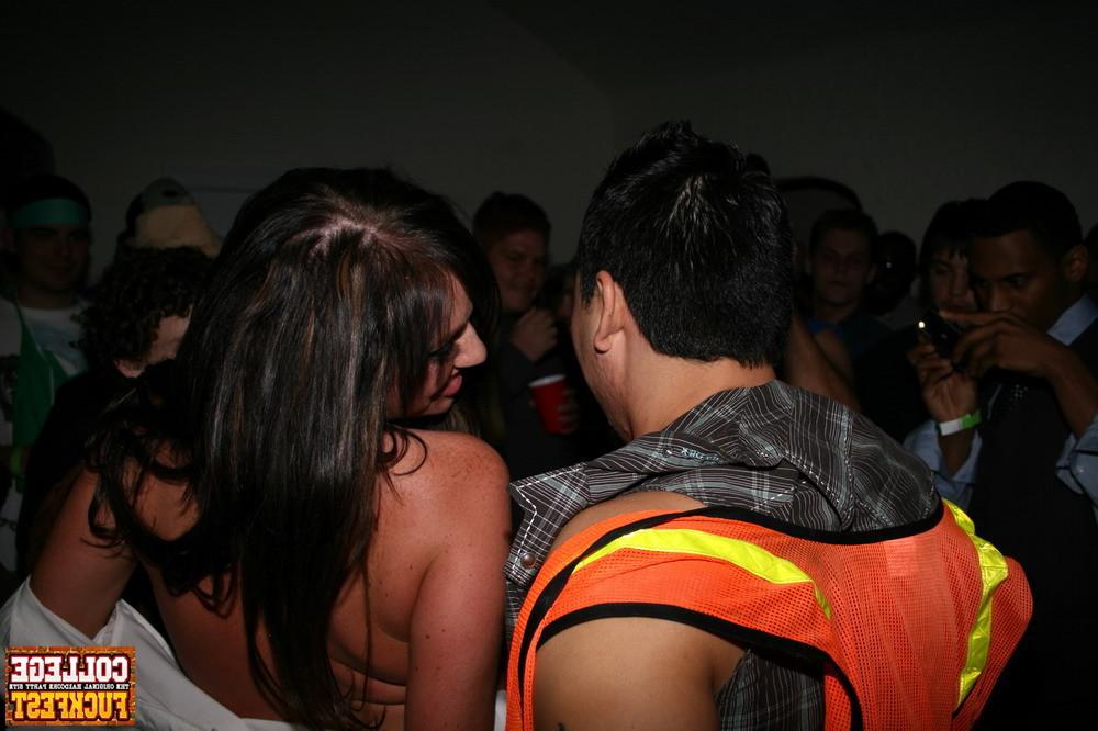 12P Seductive whore sucks and fucks one lucky horny guy at a party