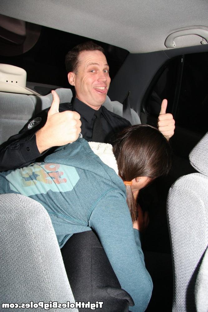 16P Yummy teenie fucks and sucks a police officer with a big cock