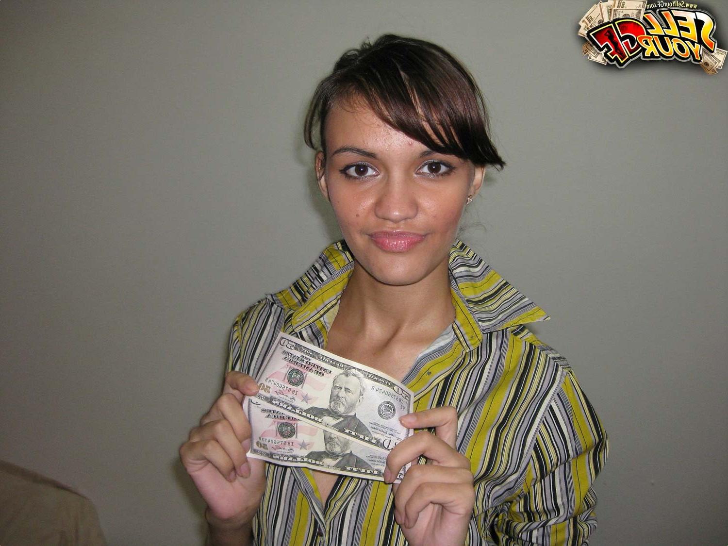 16P GF fucking stranger for cum on ass