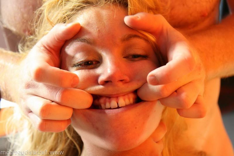 16P Amateur blonde slut rough hardcore fuck gagging and cumshot