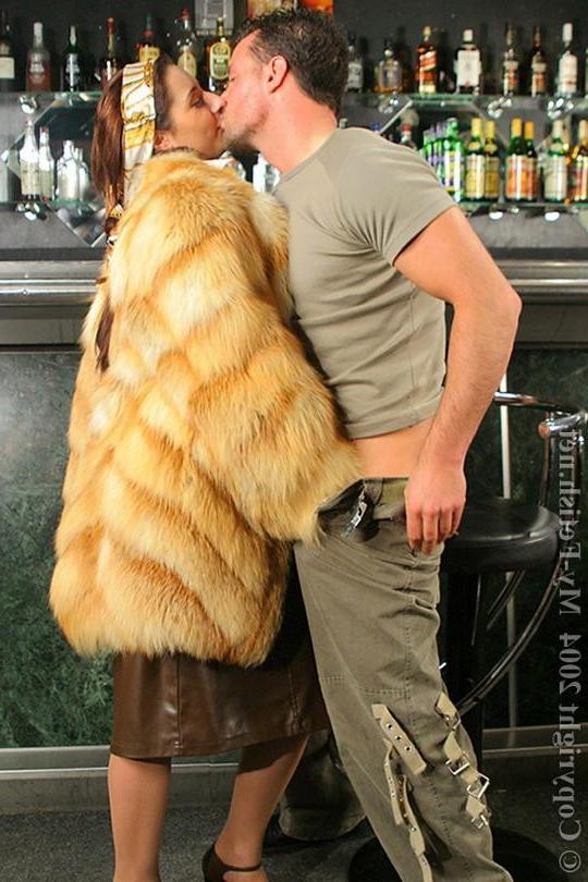 19P Glamorous lady in fur gets nailed and jizzed by horny guy