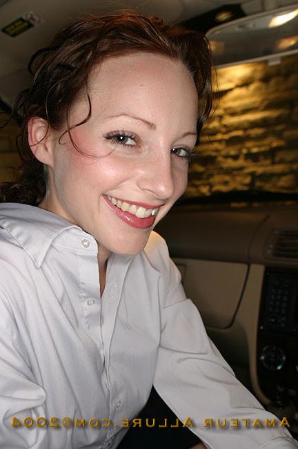 16P naughty teen school girl gives head in car and swallows jizz