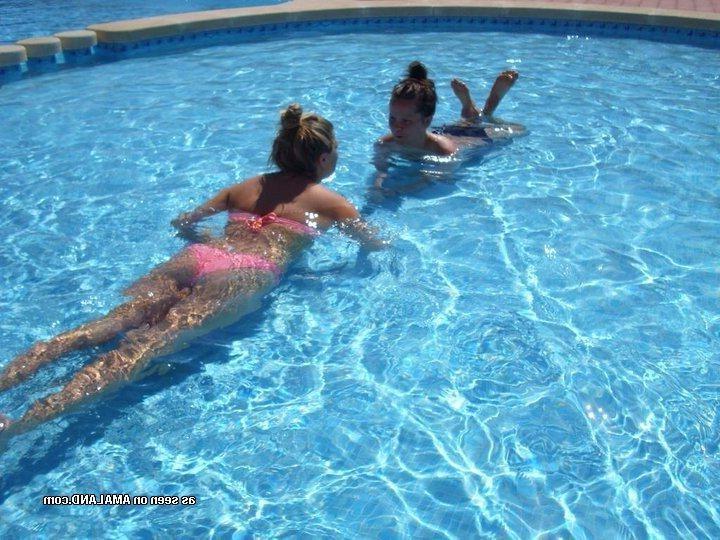 13P Selection of amateur naughty chicks posing in their bikinis