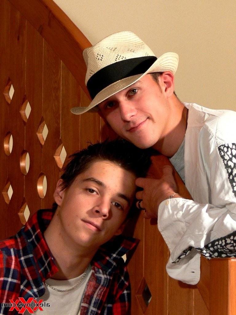 12P Gay Twink Duo in the farm dorm