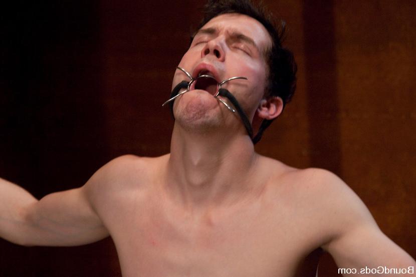 15P Studly Scott Alexander fucks CJ in bondage and cums all over his face