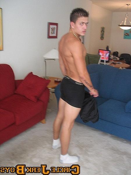 14P Athletic stud in his underwear