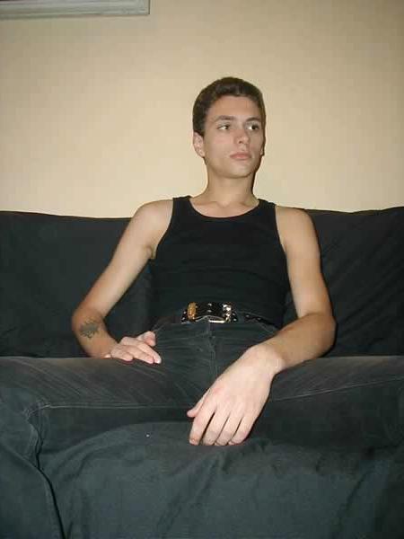 13P Cute college guy naked on a couch